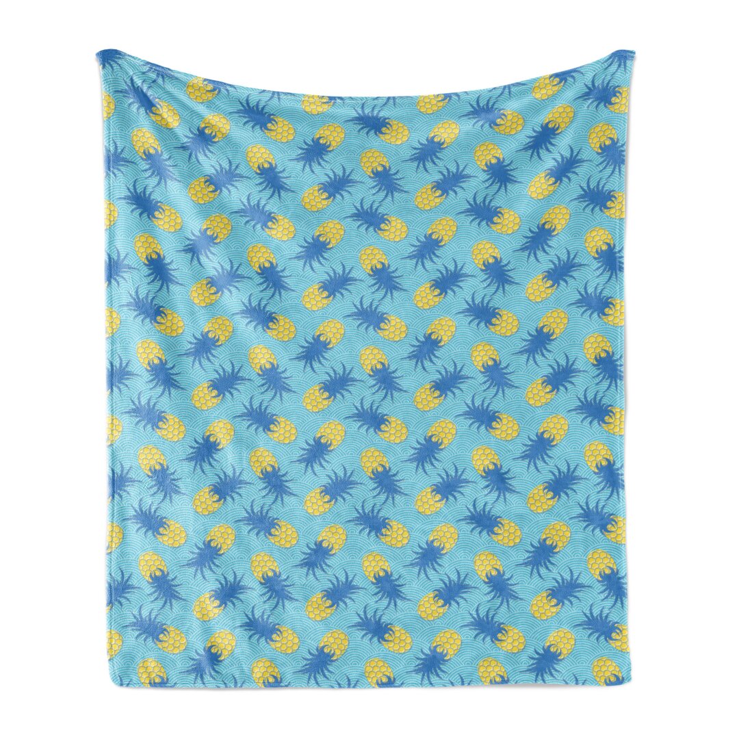 Kuscheldecke Ananas