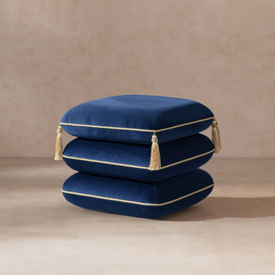 Monarch 19.5" Tassled Ottoman
