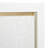 Palm Gate 2-Drawer Nightstand - Cloud White