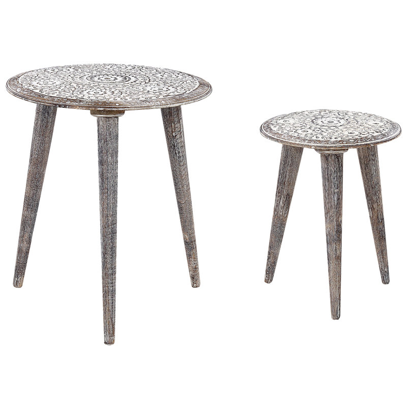 Irmlind Solid Wood Nesting Tables