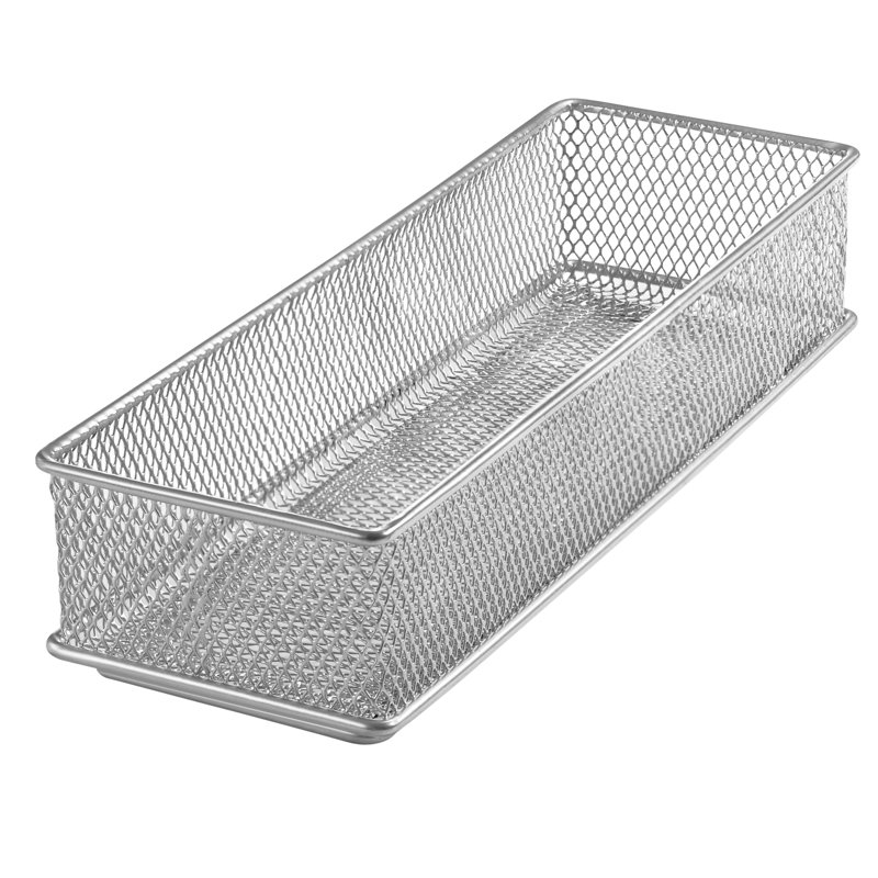 Panier de rangement pour bureau et tablettes Office, H 2 po x l 6 po x P 15 po
