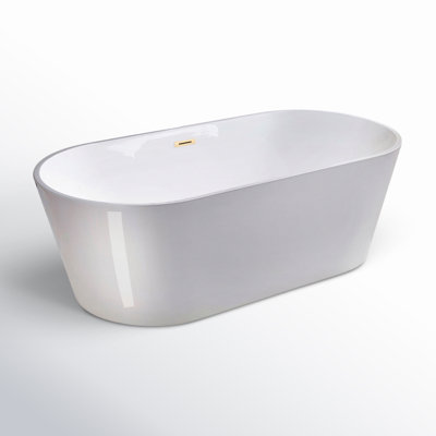 Cove 71'' Soaking Acrylic Bathtub