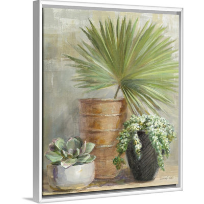 Art mural sur toile "Jardin intérieur II"