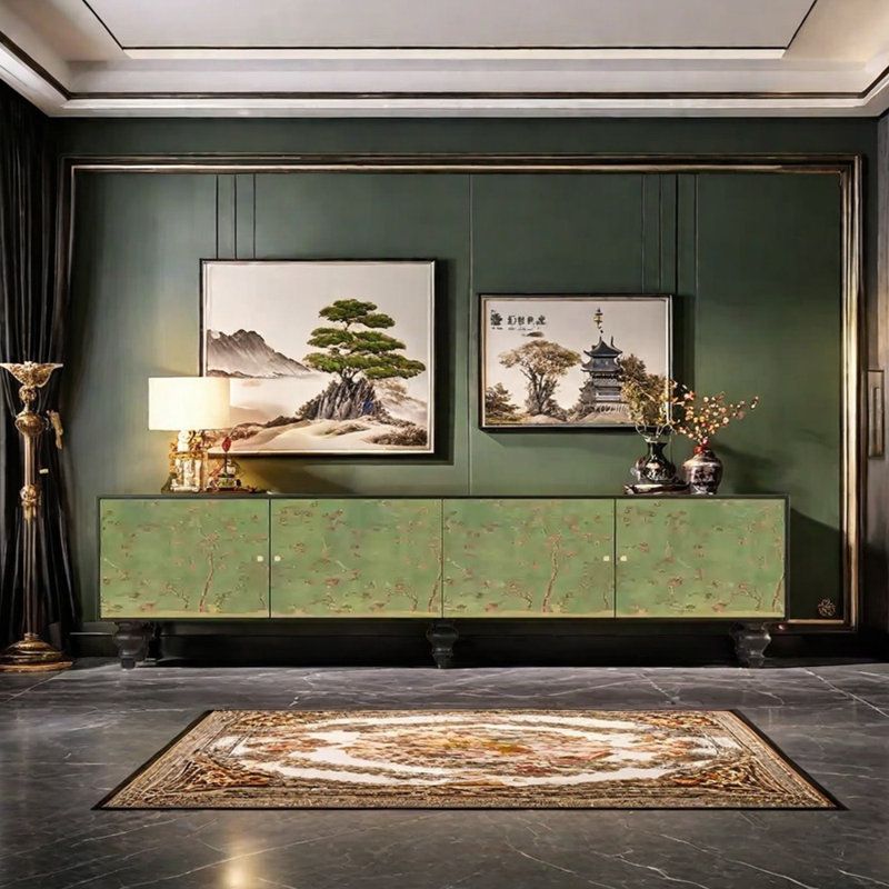 Meuble télé de style rétro, 78.74"