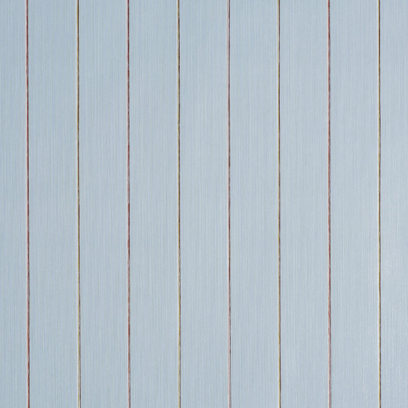 Papier peint à rayures Schumacher X, Bleu clair