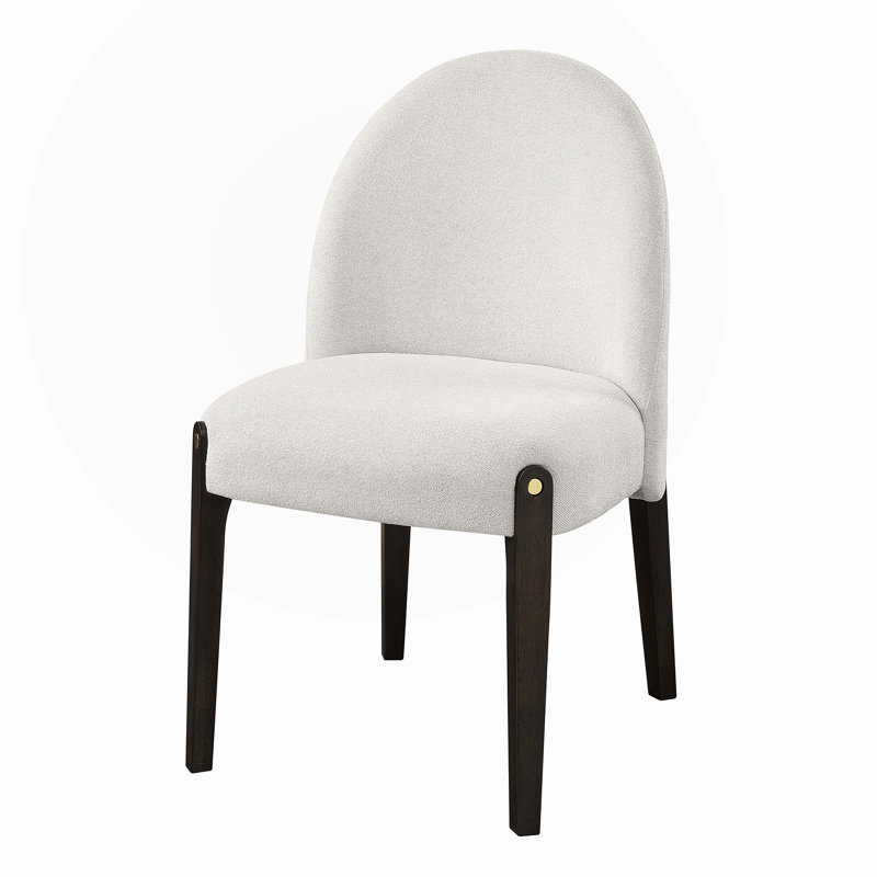 Beige Fabric Side Chair (Set of 2)