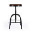 Clyde Leather 25" Adjustable Bar Stool-839570719