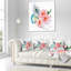 Coussin floral avec plumes de paon-29881792-89808951