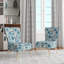 Chaise d'appoint rembourrée Blue Coastal Harmony