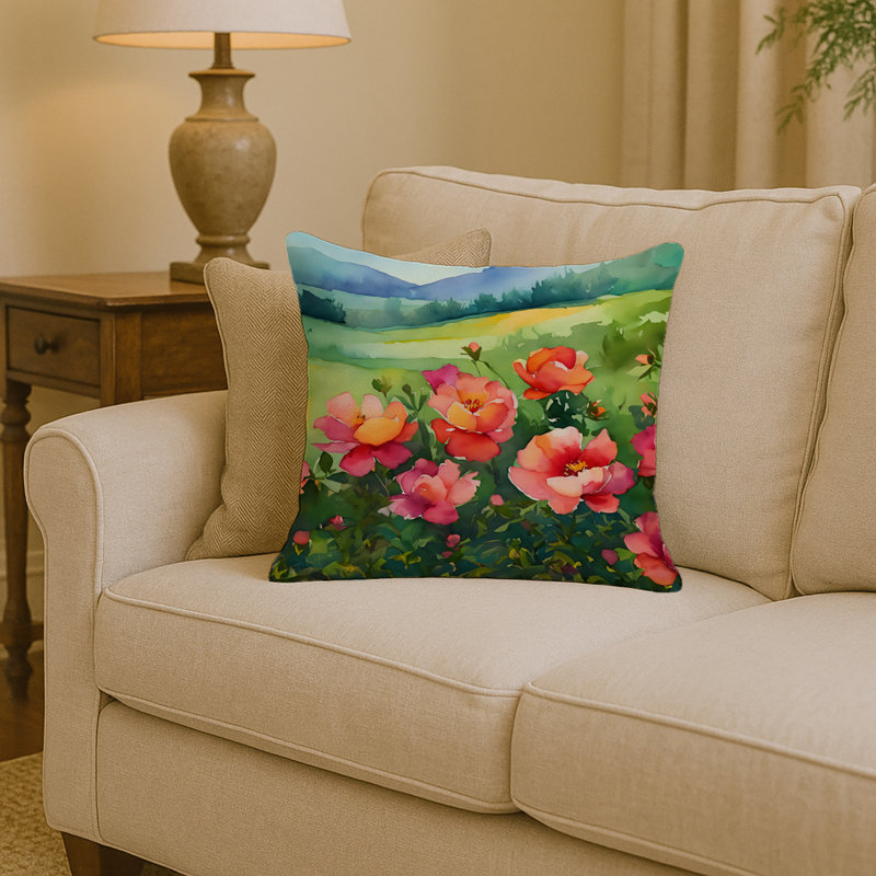 Coussin décoratif Iowa, Carré 14 po