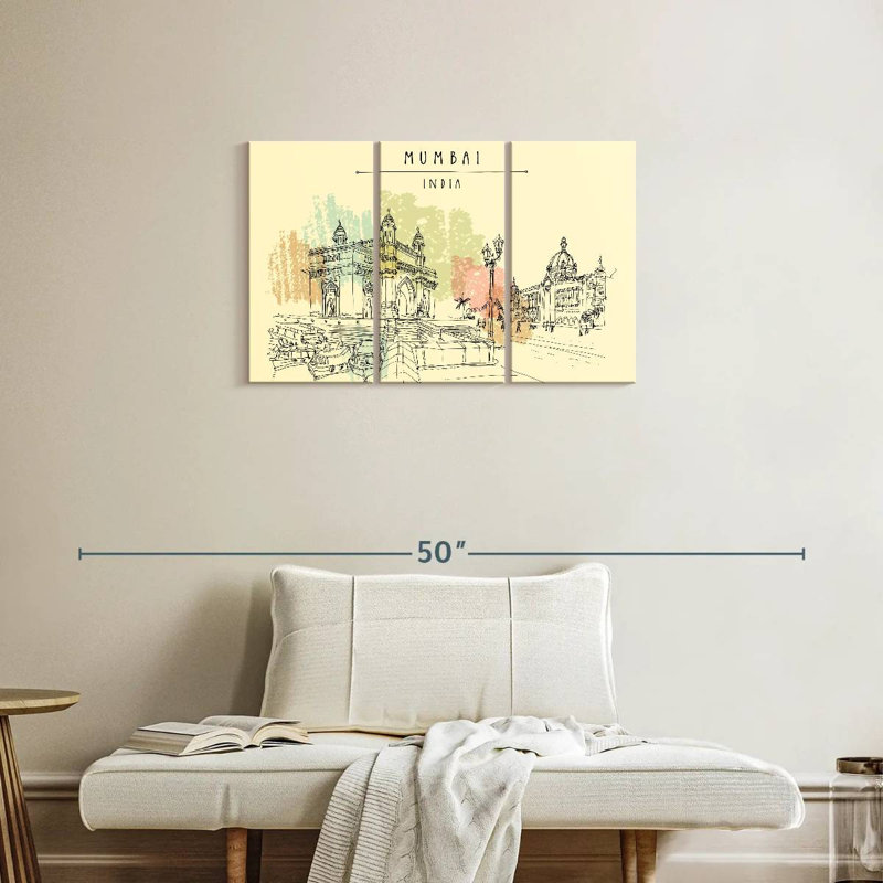 Rorry Mumbai, 20" H x 33" W