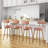 Lovette Upholstered Counter Stool with Metal Frame-851359319