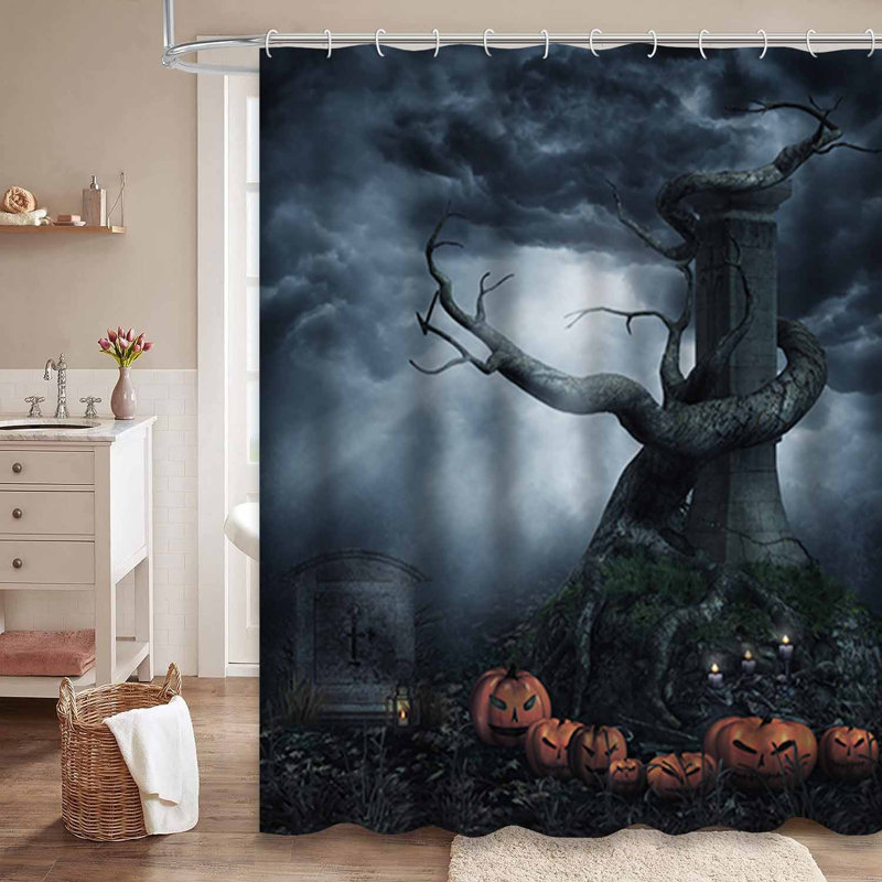 Rideau de douche avec 12 crochets, L 72 po x l 84 po