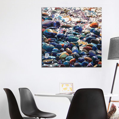 Pebbles IX 1 Piece Wrapped Canvas Painting