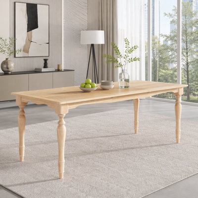 Vintage Extendable Dining Table with Turned Legs