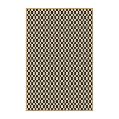 Performance Wool Checkered Indoor Rug