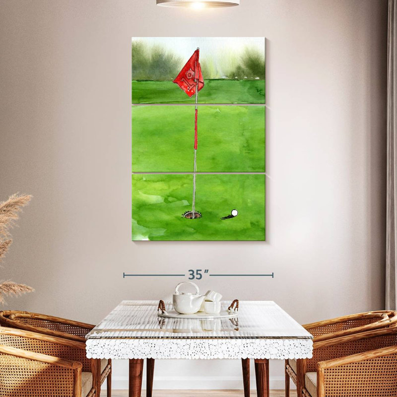 Sireci Tee Off Time I, 50" H x 32" W
