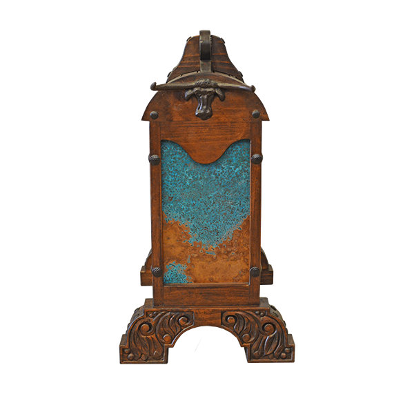 Frontier Bull Copper Saddle Stand