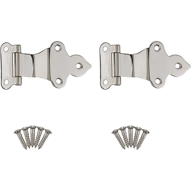 Charnières de porte d'armoire pliante Napanee, Nickel