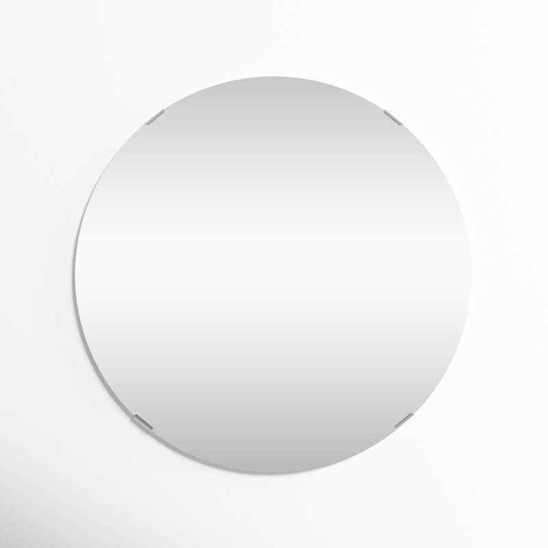 Samonie Round Wall Mirror, 28" x 28"
