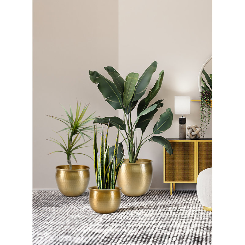 Porretto Metal Pot Planter