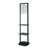 74.2'' Black Column Floor Lamp
