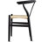 Baruti Wooden Modern Mid Century Farmhouse Dining Chair Crafters Desk Kitchen Solid Wood Slat Cane Woven Wooden AntiqueTraditional-1391497182