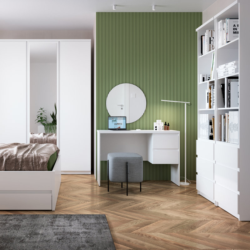 Hosia Desk, Alpine White