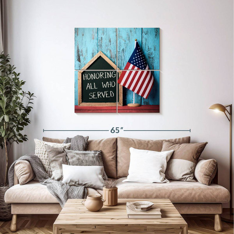 Lelend Honouring All Who Served, 38" H x 38" W