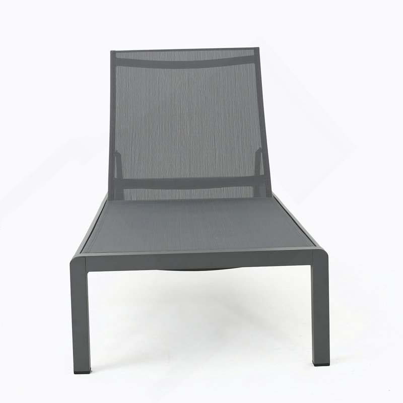 Charming Cape Coral Kd Chaise Lounge With Cushion, Ideal For Poolside And Patio Relaxation, Offering Comfort And Convenience
