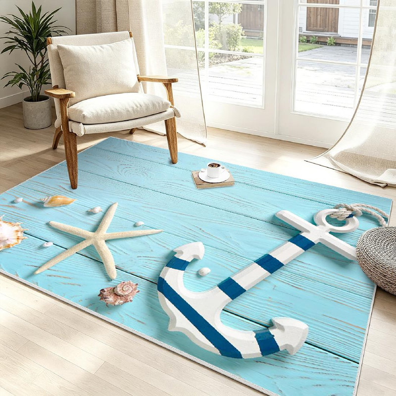 Tapis d'intérieur transparent Clear Summer, Rectangle 39 po x 63 po