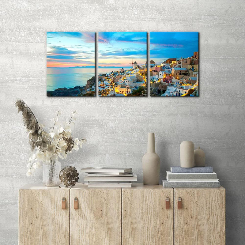 3 Piece Wrapped Canvas Wall Art