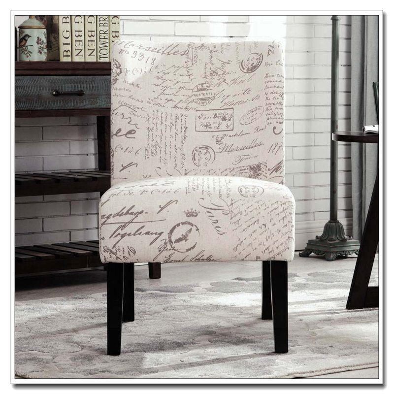 Fauteuil d'appoint contemporain sans accoudoirs