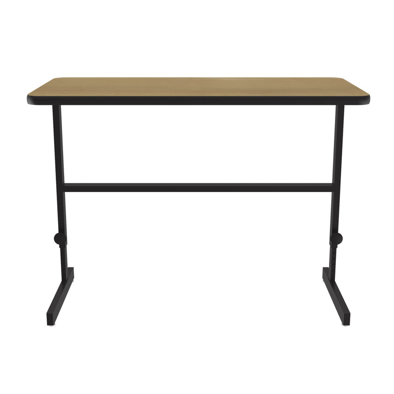 Bureau pour travailler debout en stratifié haute pression, Érable Fushion, H 34 po x l 48 po x P 24 po