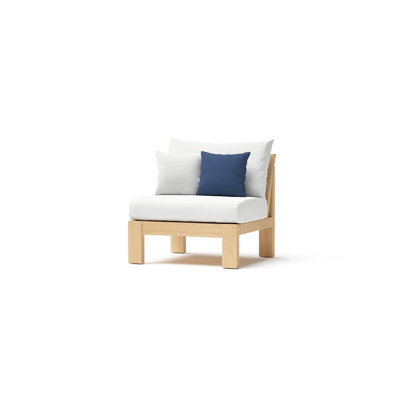 Chaise de patio avec coussins Sunbrella Sehrish