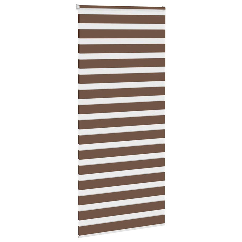 George Oliver Zebra Blind Polyester, 115cmW x 200cmL, Brown