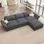 Canapé modulaire en velours côtelé Bouley-713359271