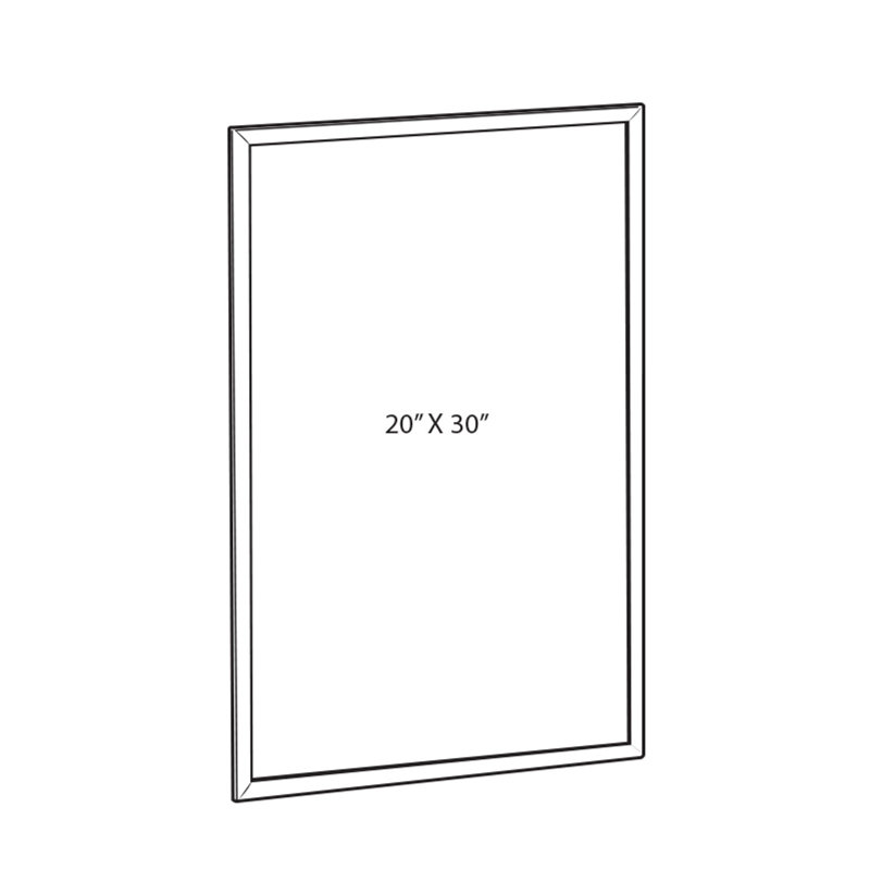 20"W x 30"H Vertical/ Horizontal Large Format Snap Frame
