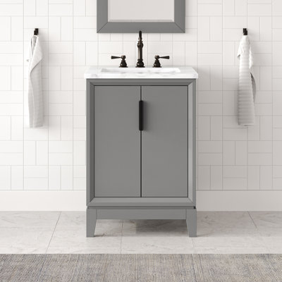 24" Single Bathroom Vanity Set