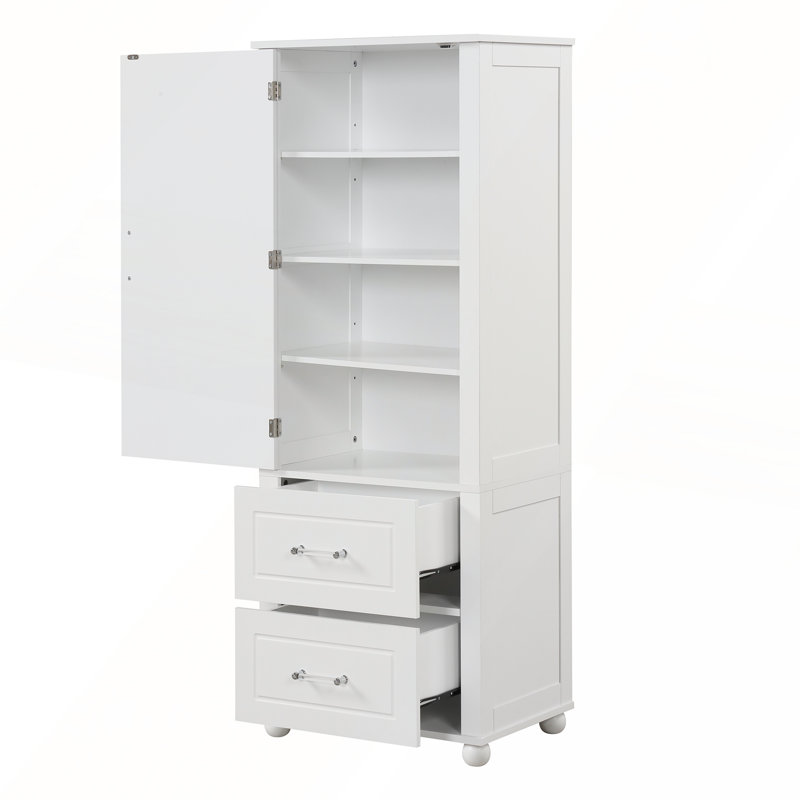 Armoire murale de salle de bain améliorée au-dessus de la toilette avec panneau de fibres à densité moyenne durable, charnières à fermeture douce et compartiments de rangement polyvalents