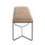 Layoune Genuine Leather Upholstered Bench