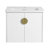 Walfred 23.8 " W Wall Mounted 1 Single Vanity Bathroom Vanity With Ceramic Top