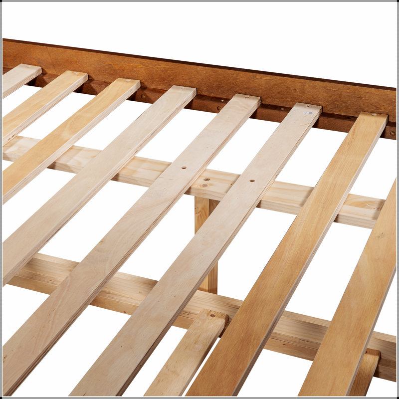 Lit superposé double au-dessus de double avec lit gigogne simple, structure en pin durable, conception compacte et peu encombrante pour les maisons modernes