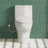 Salerno 1.1/ 1.6 GPF Elongated Chair Height Floor Mounted One-Piece Toilet (Seat Included)