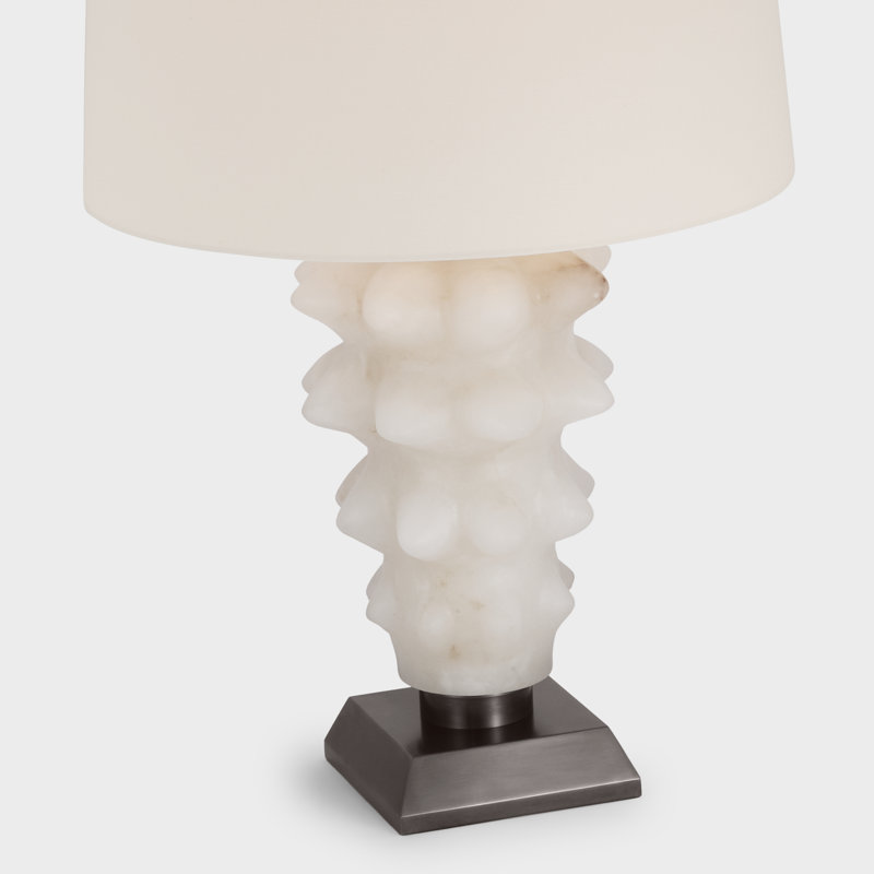 Luxor Table Lamp, Alabaster/Bronze