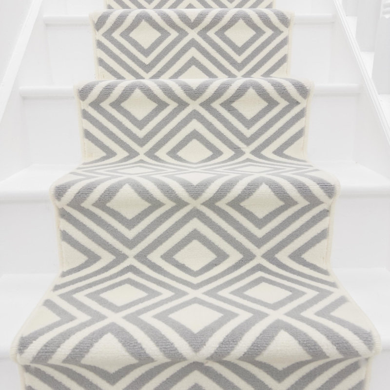 Stair Runner Geometric Area Rug, Stair Runner 60 x 660 cm