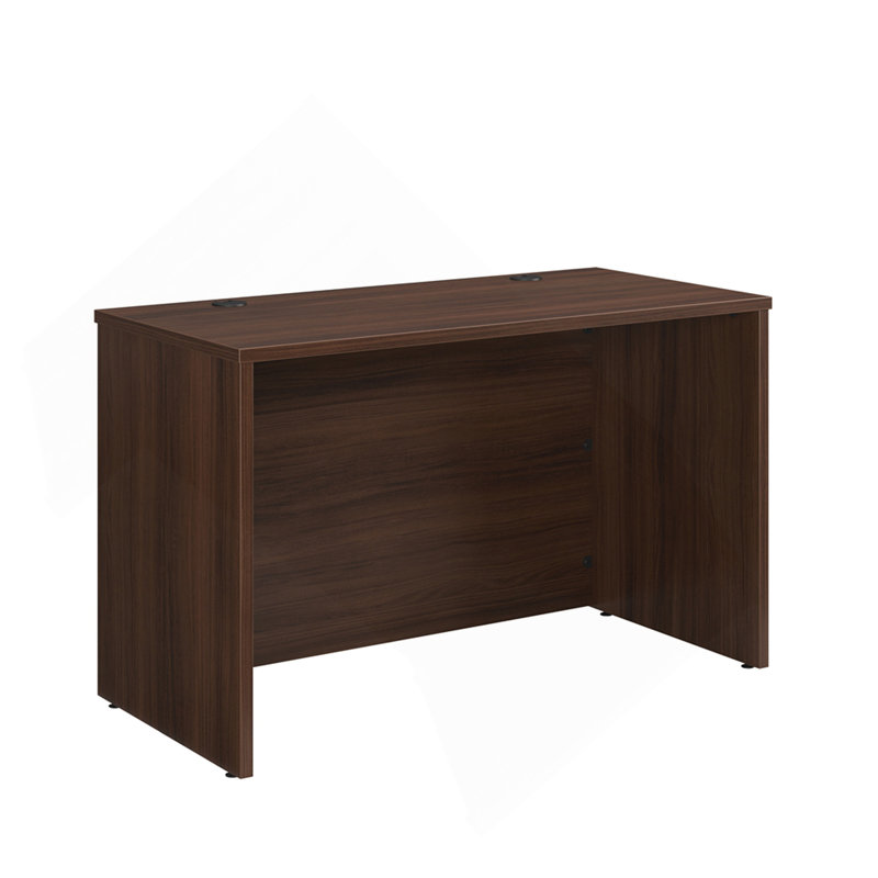 Desk 48" x 24"; Brown finish, Brown