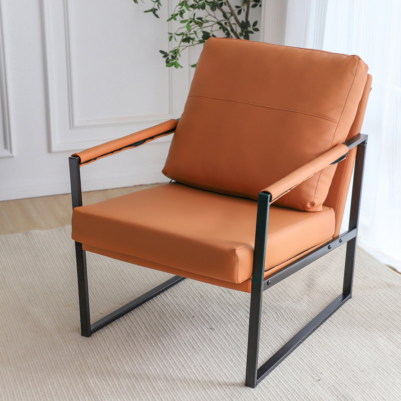 Fauteuil de 23 po de largeur, Similicuir sable