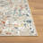 Isebelle Performance Modern Abstract Blue/Rust/Multicolor Rug-1423253012