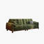 Canapé en chenille vert minimaliste de 125,98 po-1912077653-1912077652